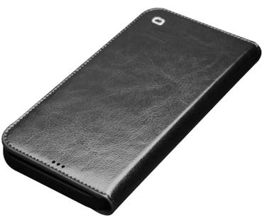QIALINO - Echtes Leder iPhone 13 Pro Max - Schwarz