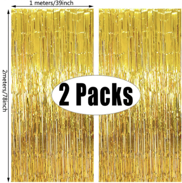 Geburtstag Wand-Dekoration Hintergrund 2-er Pack