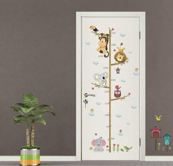 Wandsticker Aufkleber Zoo Tiere
